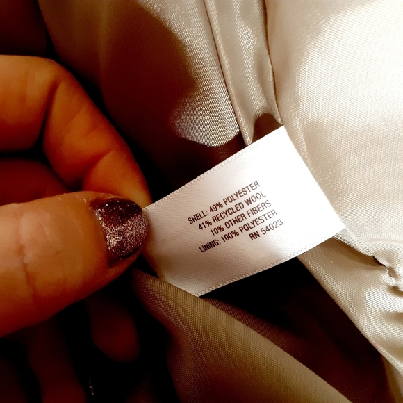 OLd Navy Women’s color Block Wool Blend Peacoat with Toggle Buttons Z67 - Picture 12 of 13